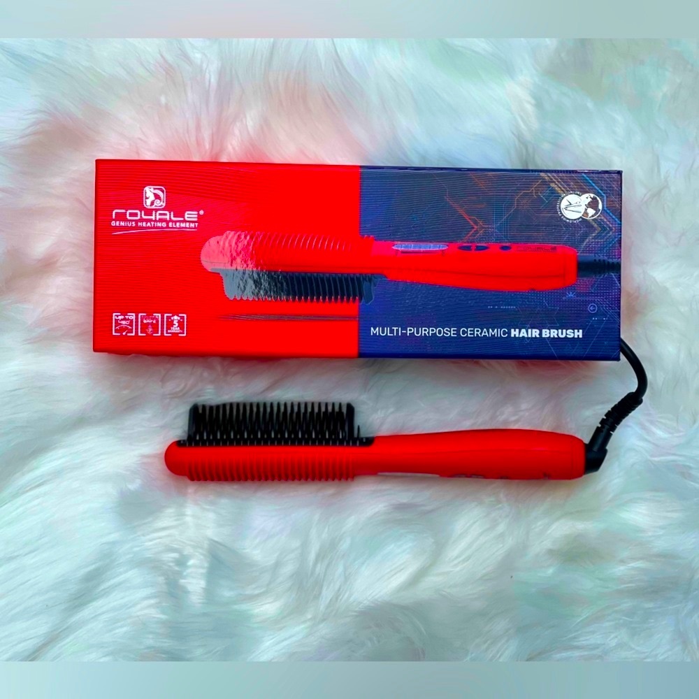 NEW‼️ Royale ceramic hair brush / Royale multi purpose comb / straightening comb